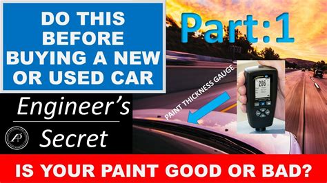 how to check car paint quality